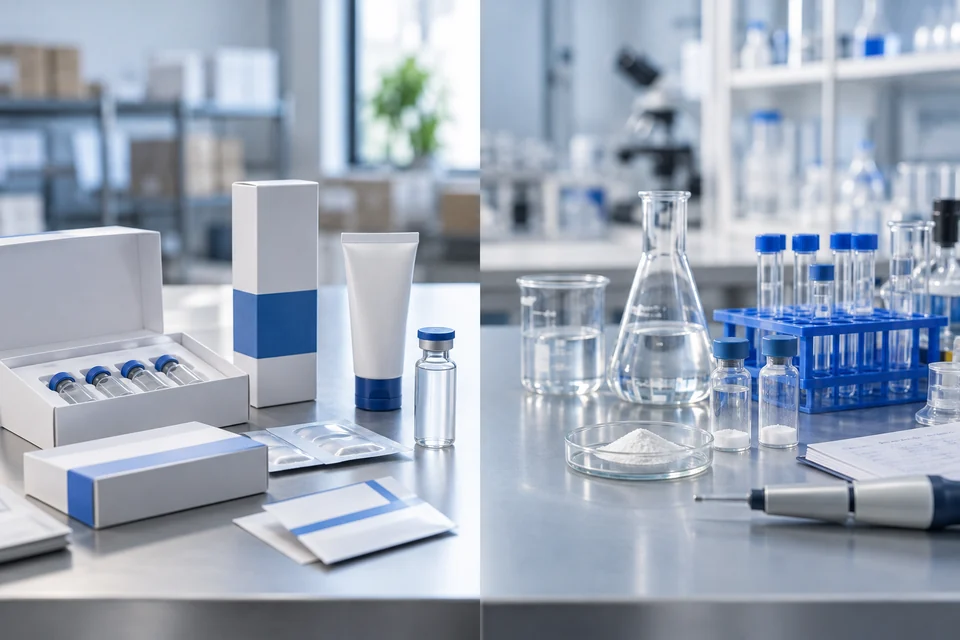 Topic-specific illustrative image for Peptide OEM and CDMO Compared