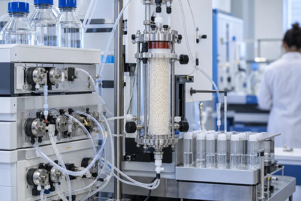 Topic-specific illustrative image for Solid Phase Peptide Synthesis Scale-Up