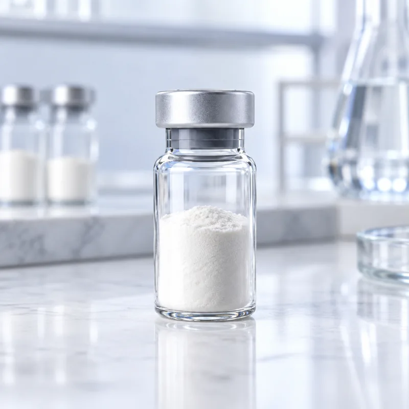 Unique illustrative product visual for Hexapeptide